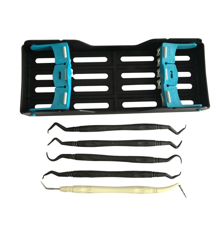 IMPLANT KITS IN CASSETTE WITH 5 CARBON FIBER INSTRUMENTS