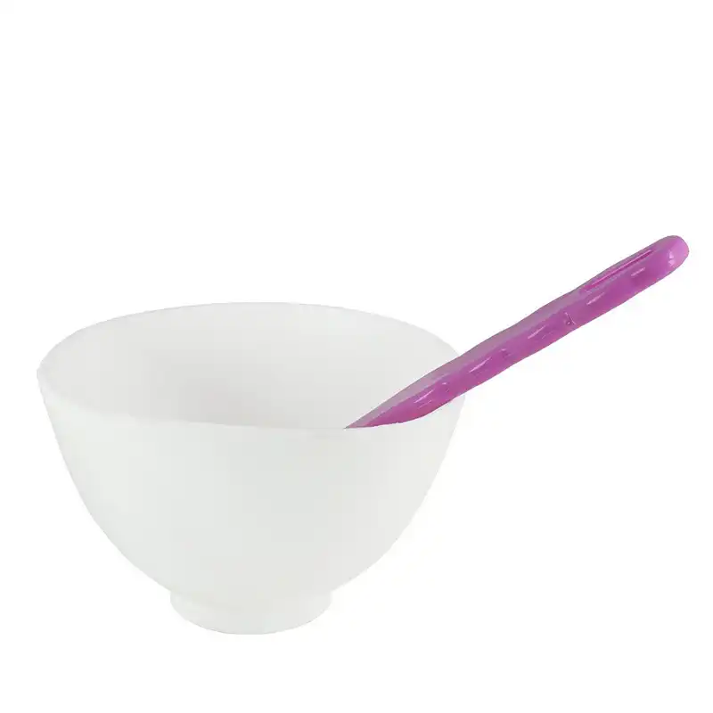 Pack: Rubber Cup L + Plastic Spatula Bader