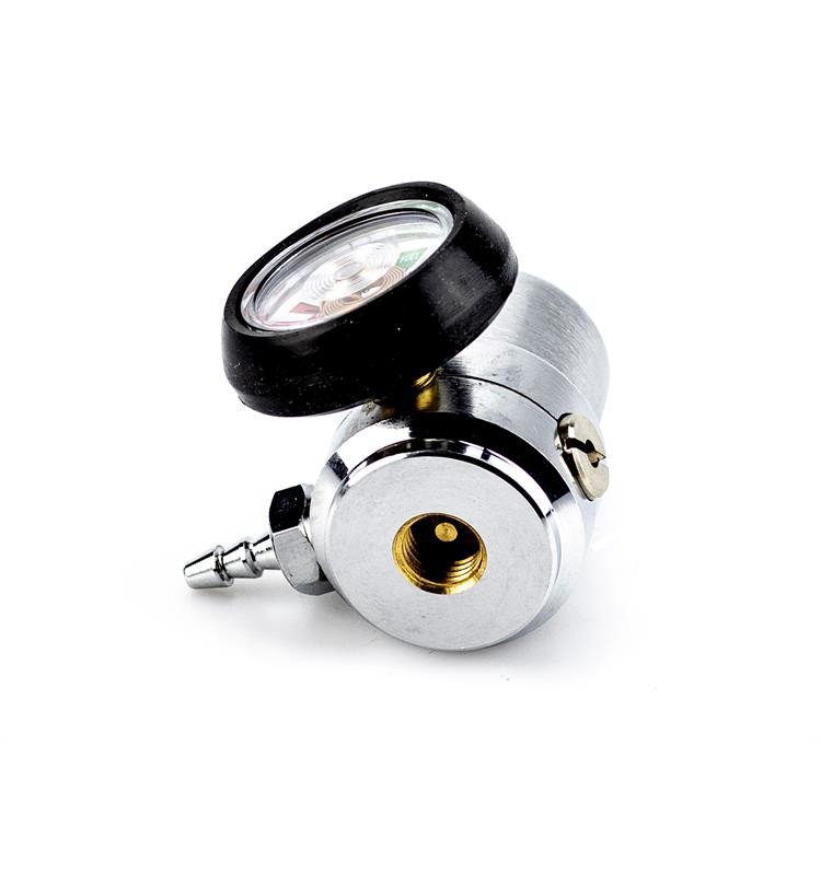 PRESSURE GAUGE WITH PRESSURE REDUCER FOR OXYGEN BOTTLE