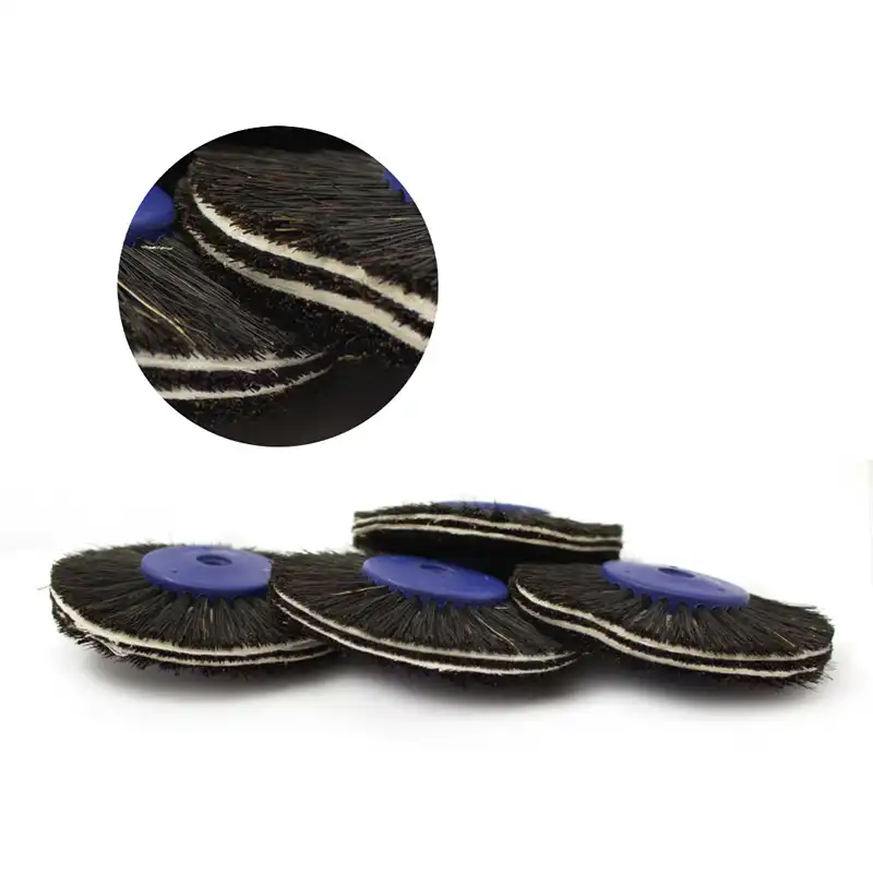 Brush 3+2H Convergent 80mm Black Bristle + Cloth Bader