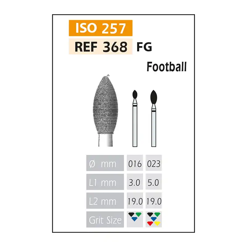 Bader Black FG Diamond Bur ISO 368-314-544-023