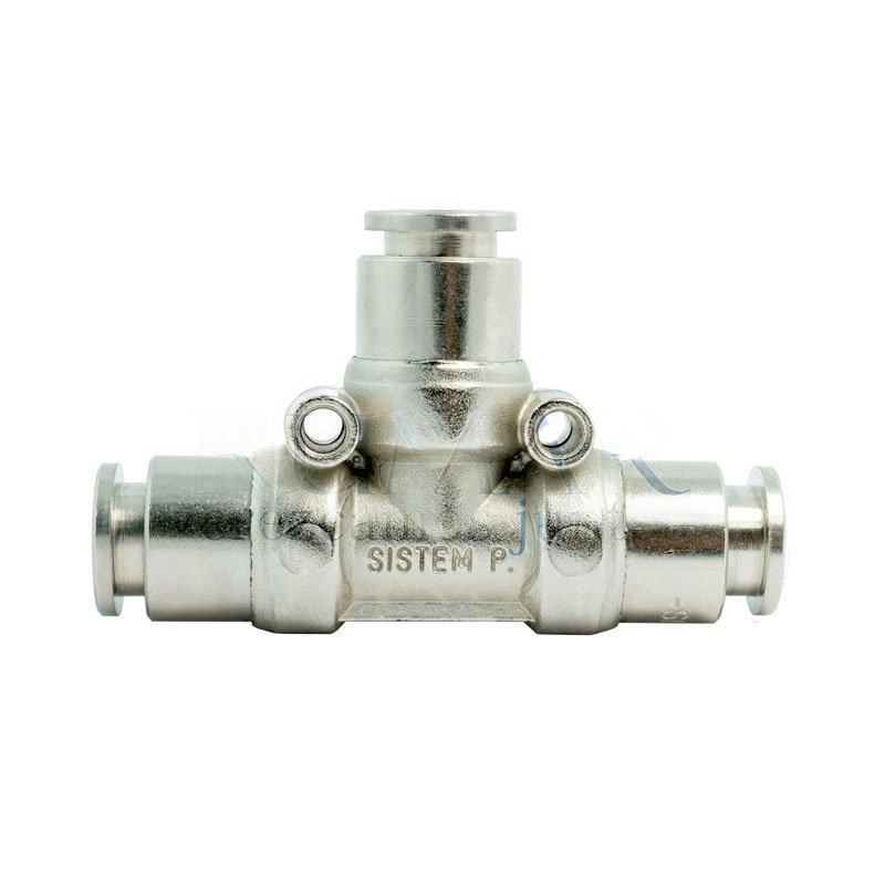 Intermediate T metal coupling union 6mm x 6mm x 6mm | 5pcs.