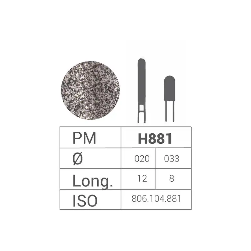 Diamond Burs HP ISO.806.104.001.881.033 Bader