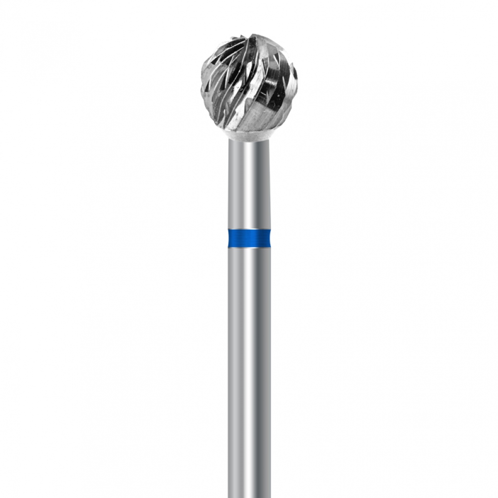 Medium grain spherical carbon bur for handpiece