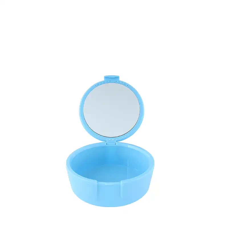 Blue Aligner Holder Box with Mirror Bader