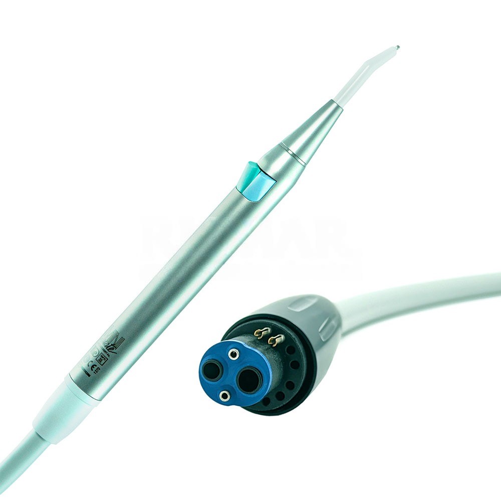 Luzzani Minimate Straight 3F Steel Syringe, Planmeca Connector, 100cm, Light Grey