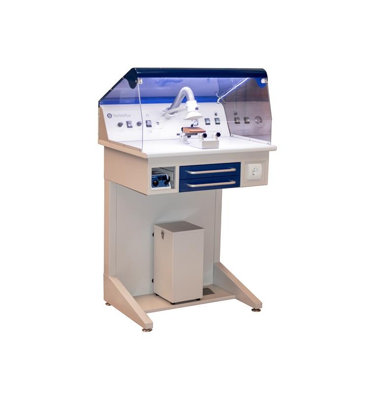 TECHNOFLUX WORKSTATION FOR POLISHING WITH LIGHT, ASPIRATION AND MICROMOTOR SMT
