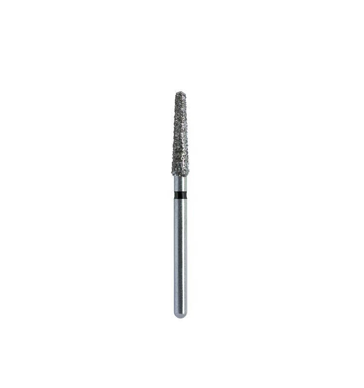 FG DIAMOND BURR STRAUSS MOD856-018 TAPERED ROUND TIP S. COARSE GR