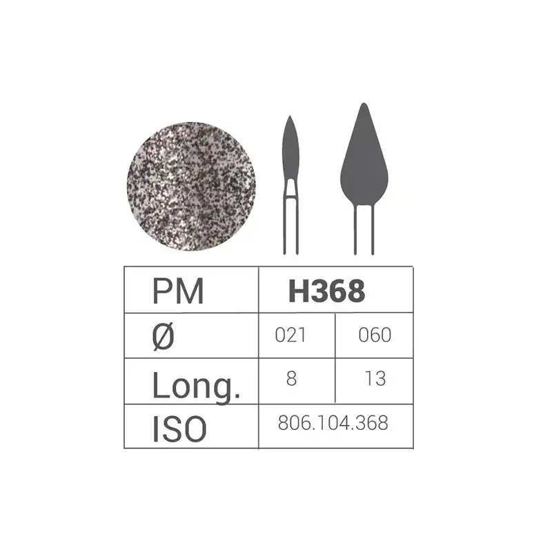 Diamond Burrs ISO.806.104.001.368.021 Bader