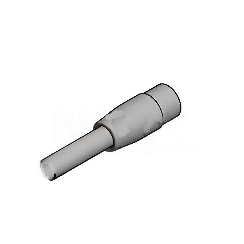 Luzzani Minibright syringe complete hose, 170cm, grey