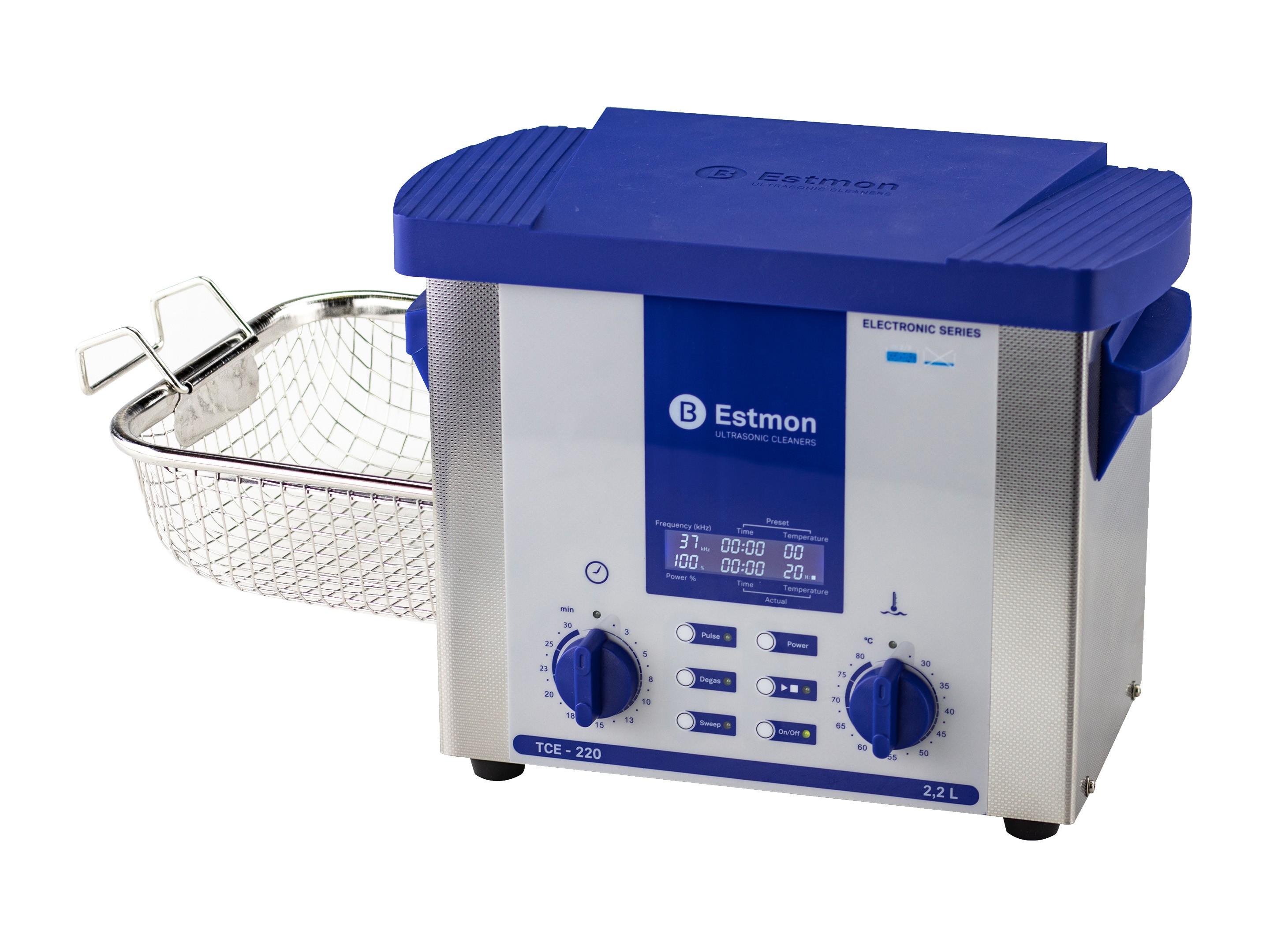 ULTRASOUND ESTMON ELECTRONIC SERIES MOD. TCE-220 2,2 LITERS WITH BASKET