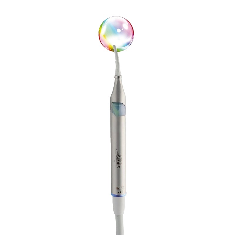 Luzzani Minibright Straight steel syringe 6F with light, 170cm, gray | Open End