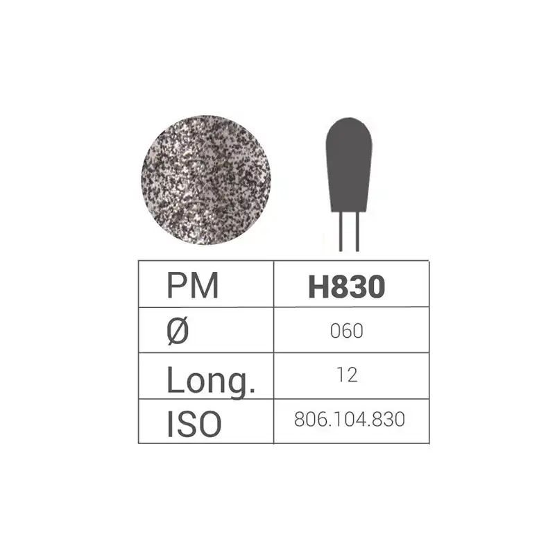 Diamond burs HP ISO.806.104.001.830.060 Bader