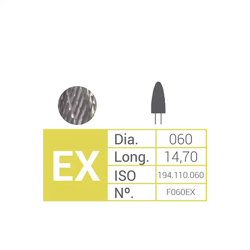 Tungsten Carbide Bur F060EX ISO.500.104.194.110.060 Bader