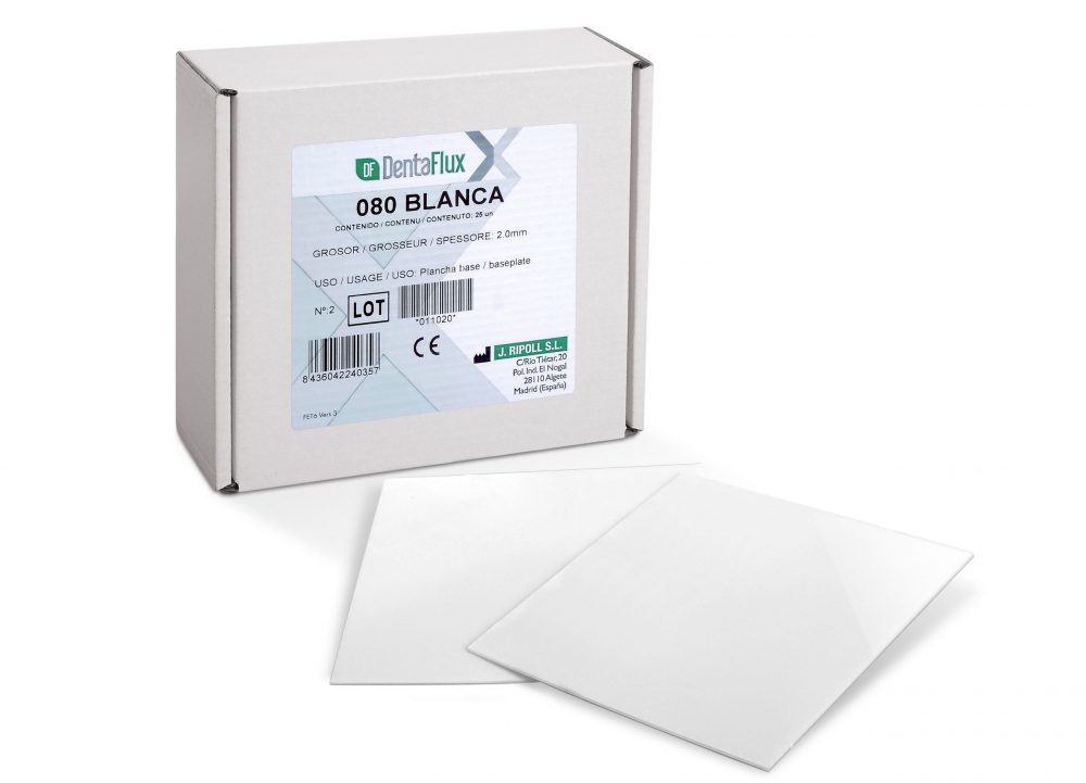 Thermoformable boards – 080 white 2.0 mm