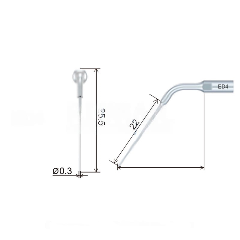 Ultrasonic tip Woodpecker ED4 compatible Satelec | Endo