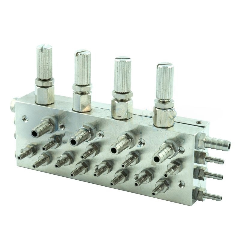 Block valve 4 instruments, standard