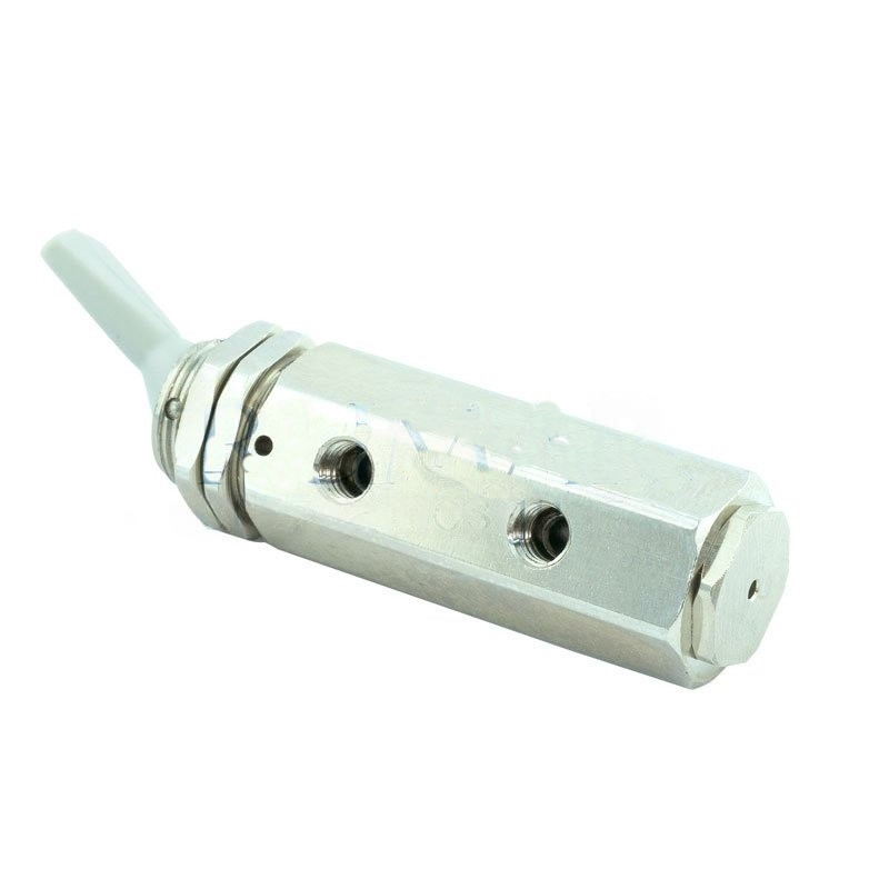 Selector cartridge valve with grey lever, 3-way, quick release