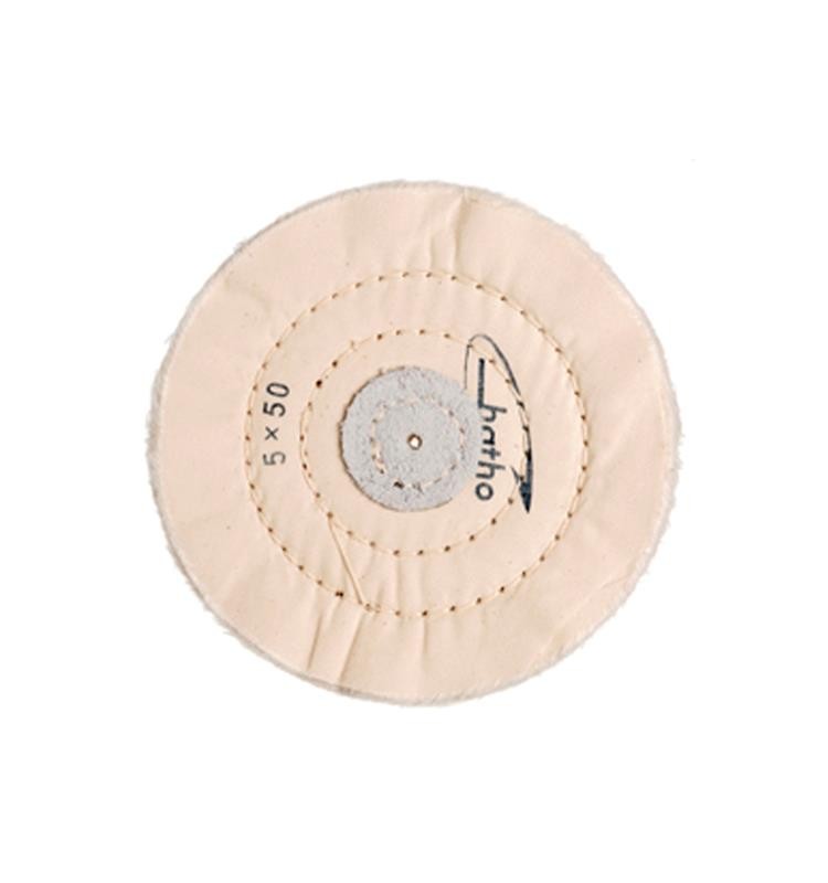 HATHO WHITE COTTON DISC 100x15 MM 50 LEAVES