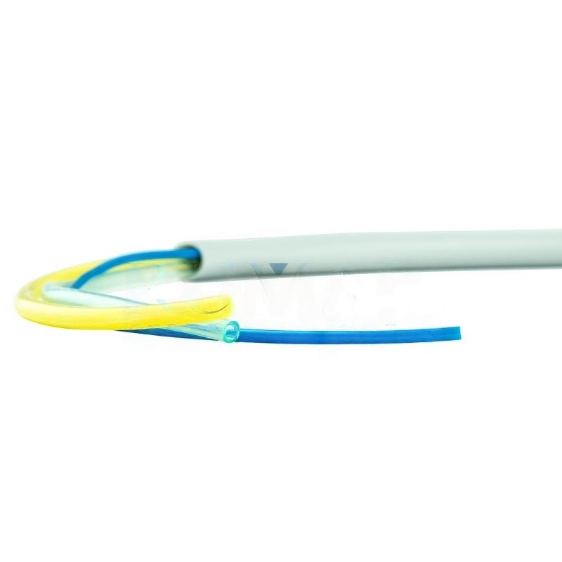 Hose For Foot Pedal With Water Control, Without Chip Blower, Without Connectors, 180Cm, 3-Way, Light Grey