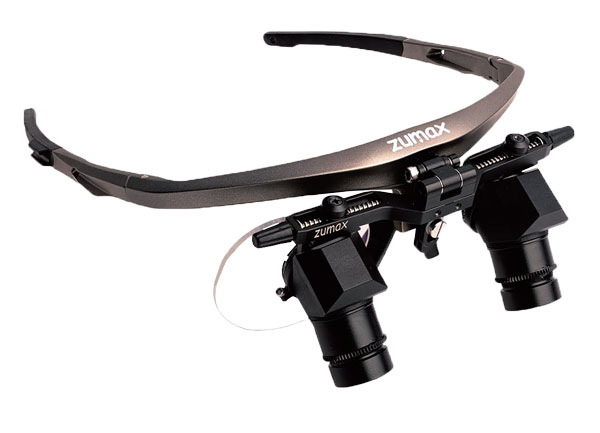 DFK angled loupes, 4.0X, sports frame