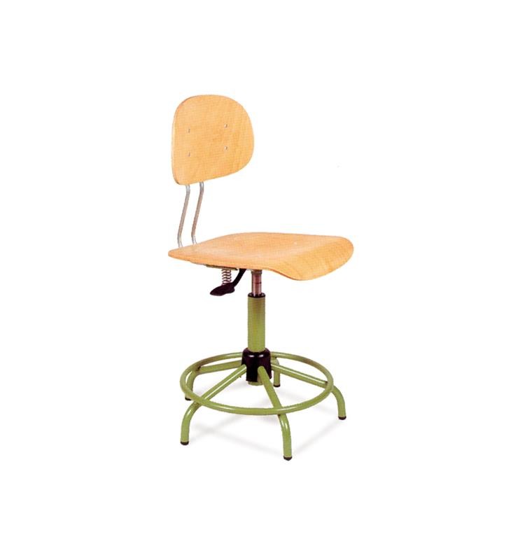 CHAIR MOD.M-2-A G 52/65 cm WOOD/GAS WITH RING