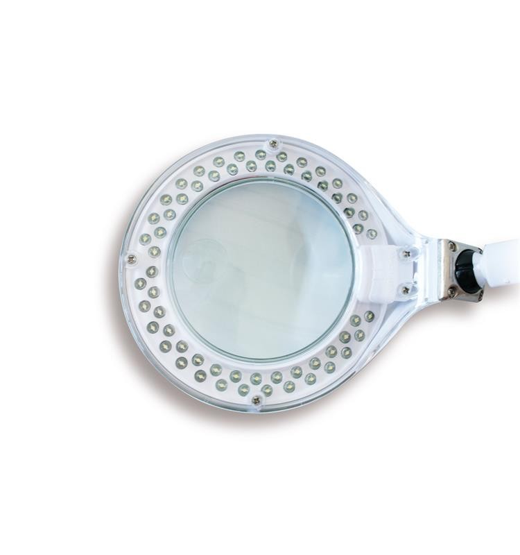 LAMP WITH BIFOCAL MAGNIFIER 3-12 DIOPTERS DESKTOP 60 LEDS 5W