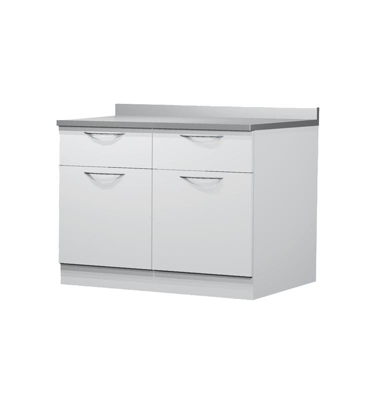 METAL AUXILIARY FURNITURE SET ZILFOR, ON STAINLESS STEEL