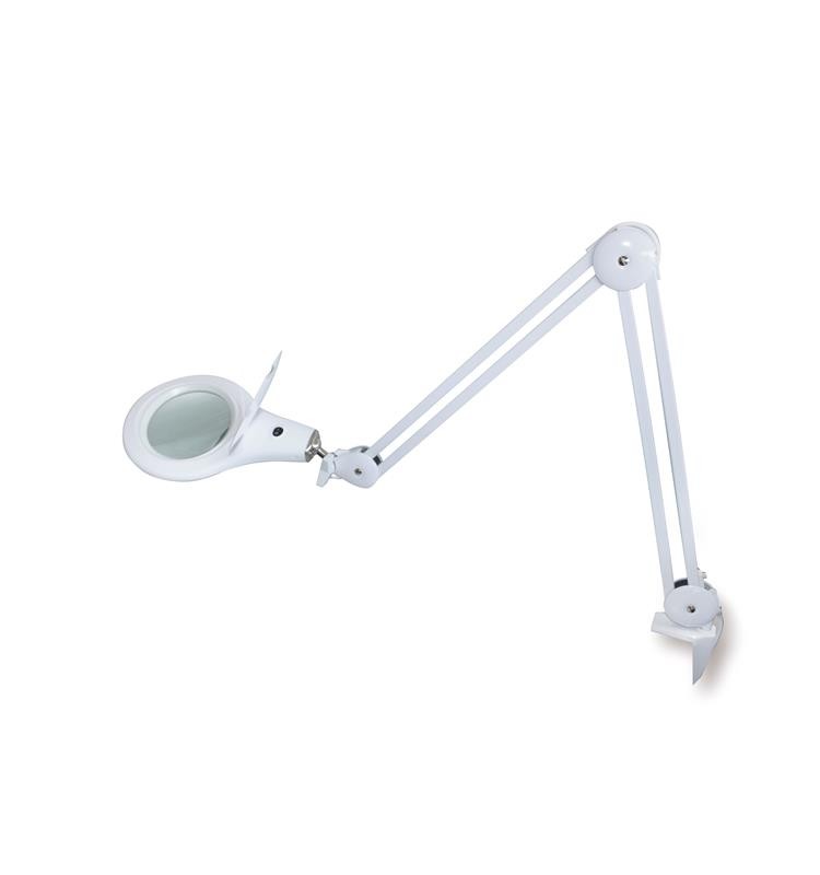 LAMP WITH MAGNIFIER 5 DIOPTERS WITH CLAMP FOR FIXING 90 LEDS 9W
