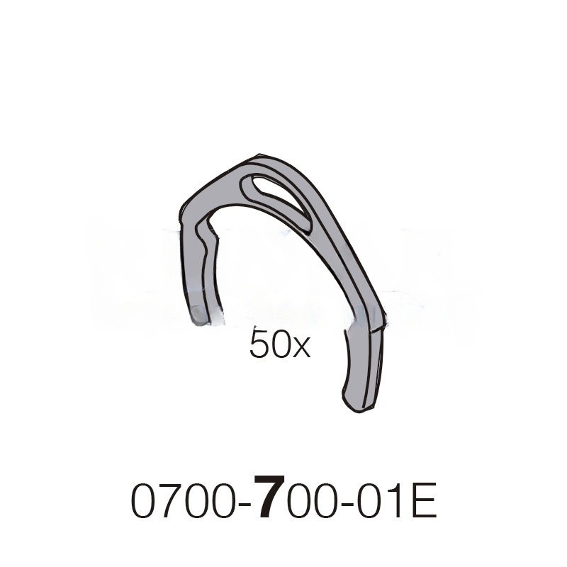DürrConnect small clip (K), 20 pcs