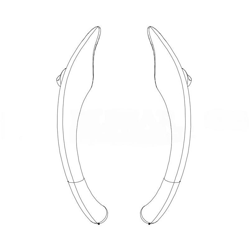 Handle kit (right + left) for FARO MAIA and EDI lamp (Ref. FARO 306365 = 306070 + 306072)