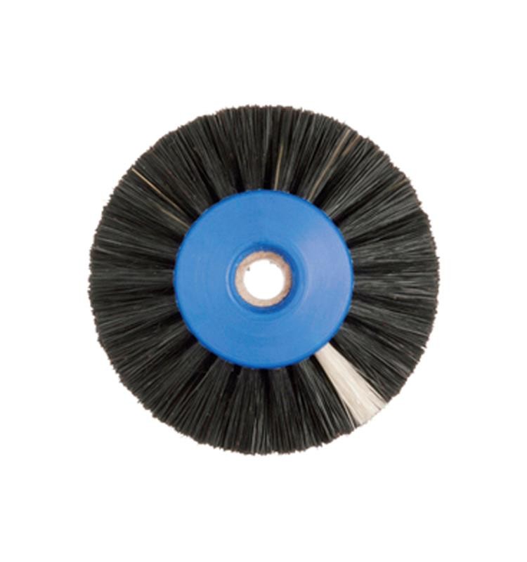 HATHO BRUSH 55 mm. 3 ROWS CONV. BLACK BRISTLE MOD.1355 PLAS. CORE