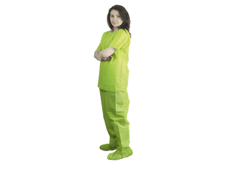 BluePyjama-Color – Non-sterile – Size. L – Lime green