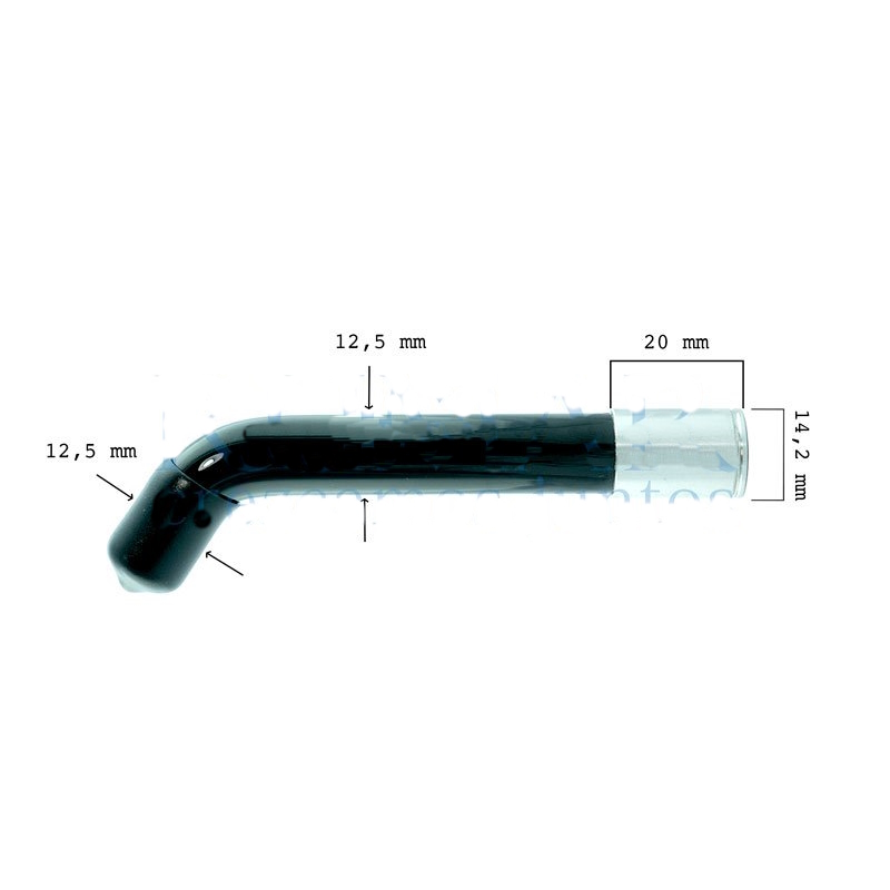 Standard light guide for Woodpecker X-cure curing lamp
