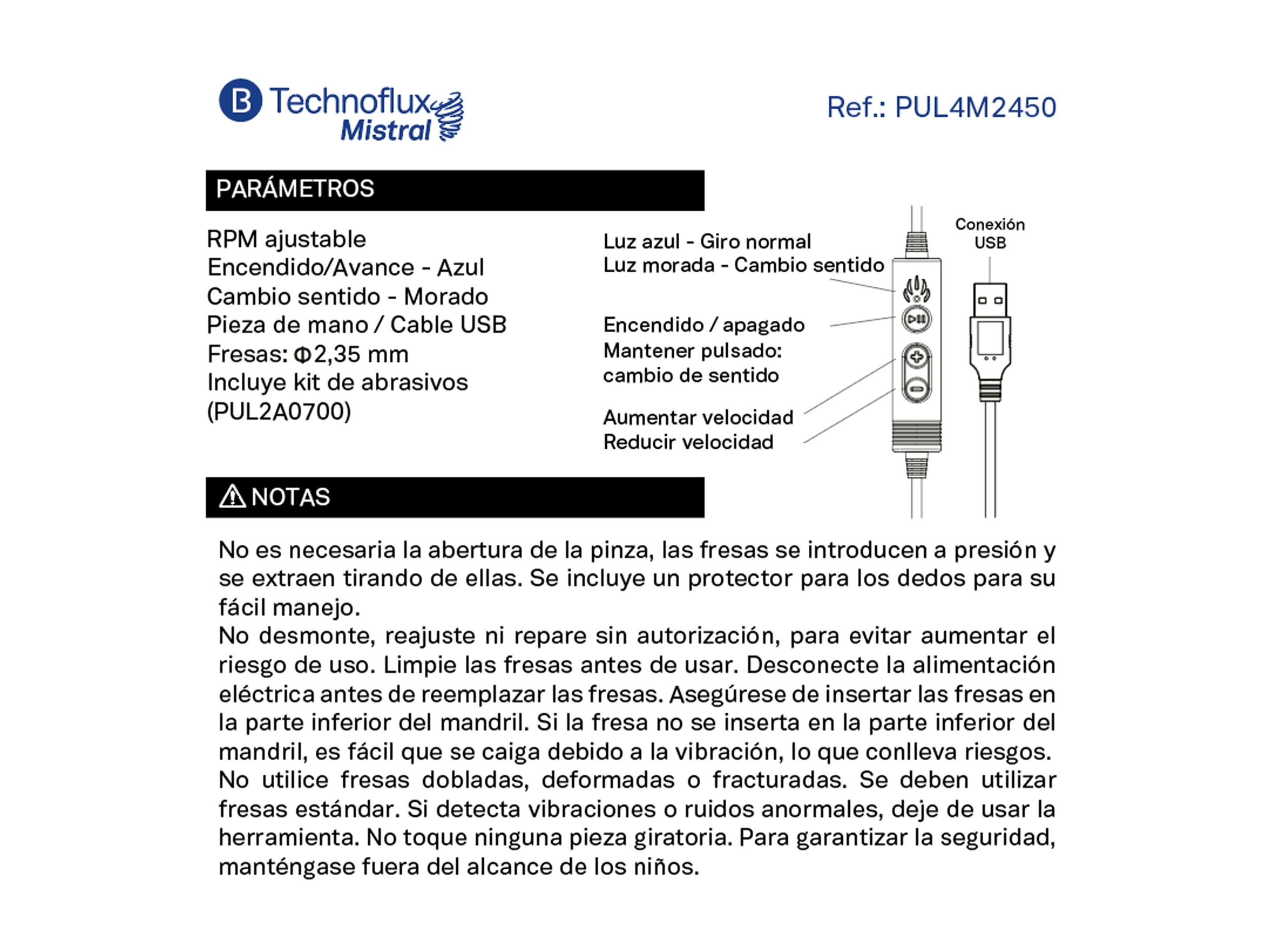 MISTRAL 16,000 RPM USB PORTABLE PEN MICROMOTOR TECHNOFLUX