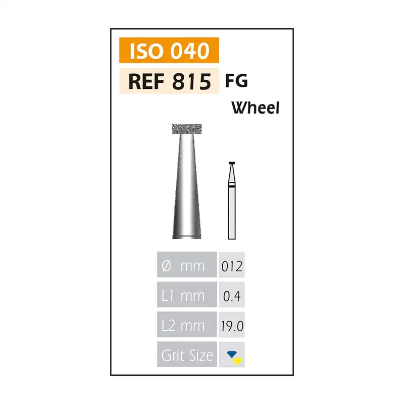 FG Diamond Burrs ISO 815-314-524-012 Blue/Transparent Bader
