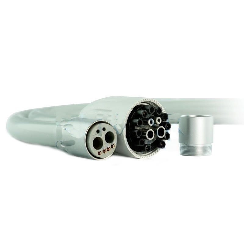 Hose for micromotor Bien Air MC3 / LK / LED, NSK M40 + turbine, Cefla connector, 120cm, dark grey | Multipurpose