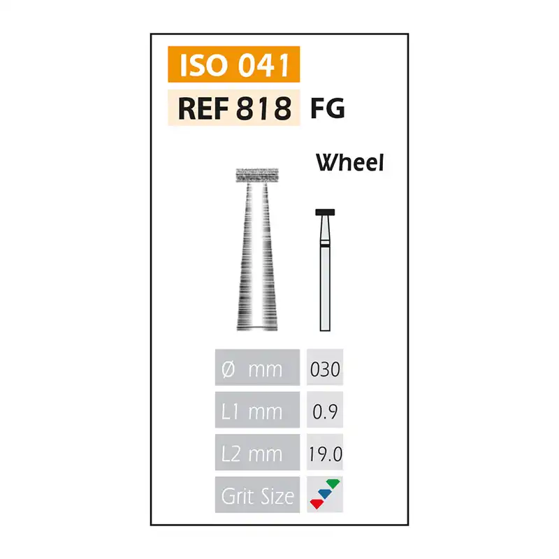 Diamond Burs FG ISO 818-314-534-030 Green Bader