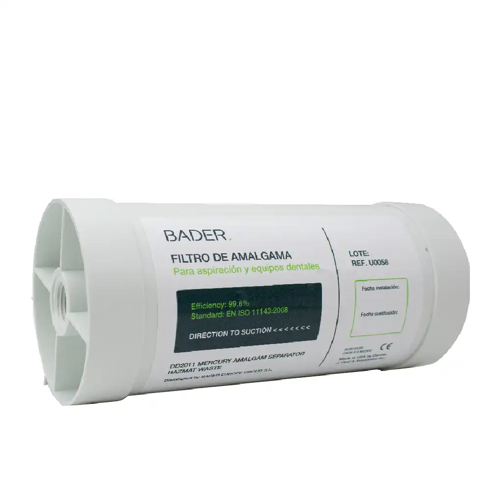 Amalgam Filter for Dental Suction and Dental Unit Bader