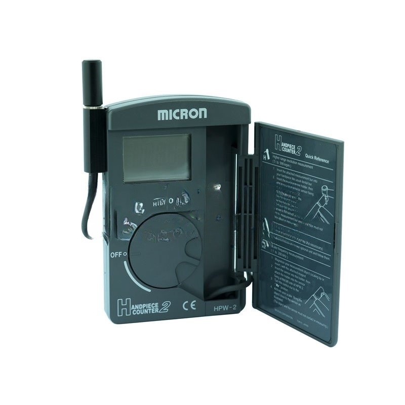 Portable revolution and frequency counter HPW2 MICRON