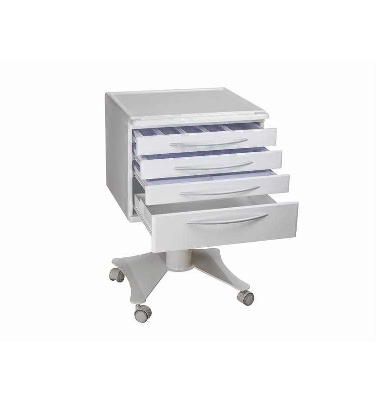 MOBILE CART WITH WHEELS 4 DRAWERS CERAMIC WORKTOP MOD.RC4Z