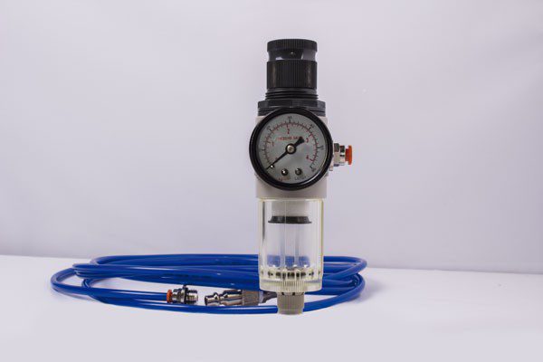 Pressure Gauge Regulator with Filter + Bader Hose