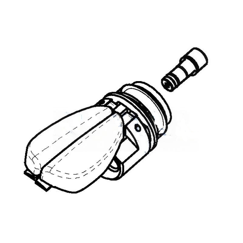 Air/water button panel for FARO SYR3 syringe (Ref. FARO SP094015/3)
