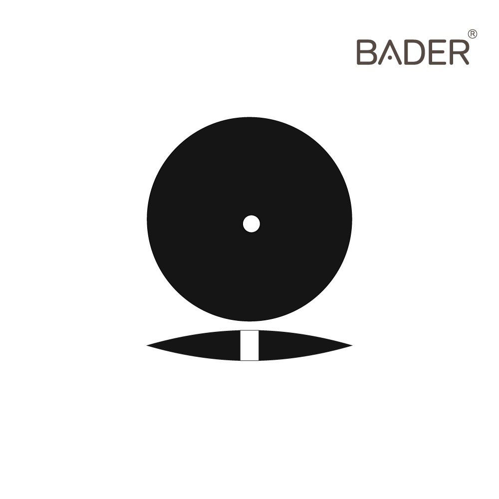 Coarse Black Polisher Lentil ISO 652.900.303.534.220 Bader