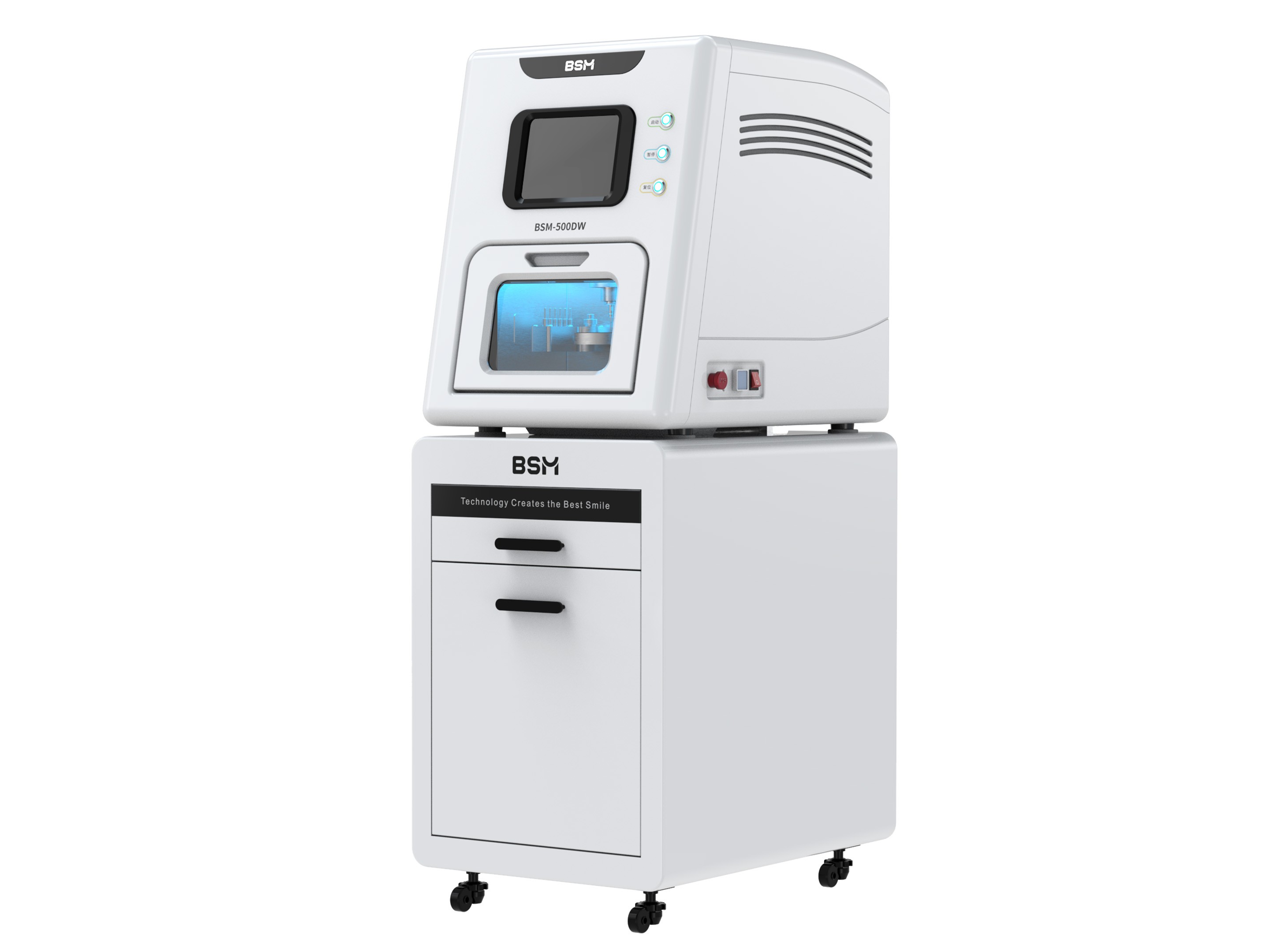 HYBRID DENTAL MILLING MACHINE 500DW WITH MILLBOX