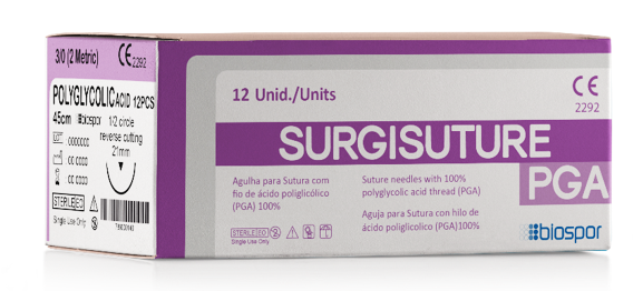 Surgisuture PGA – Resorbable Suture – 3/0 Triangular