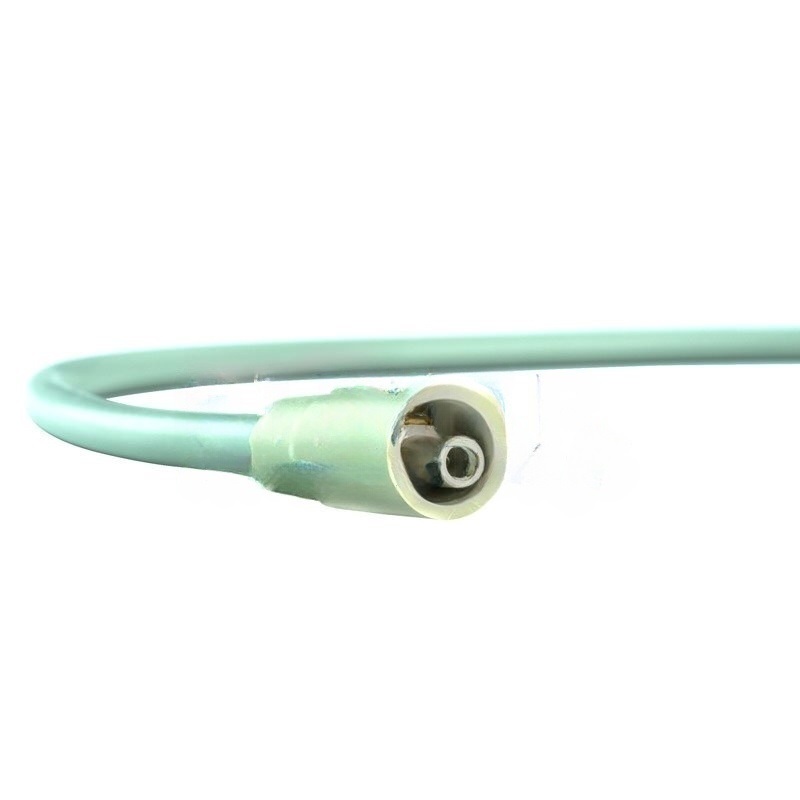 TKD Ultrasound Hose For EMS Piezon Without Light, Open End, 200cm, ∅7mm, Dark Grey