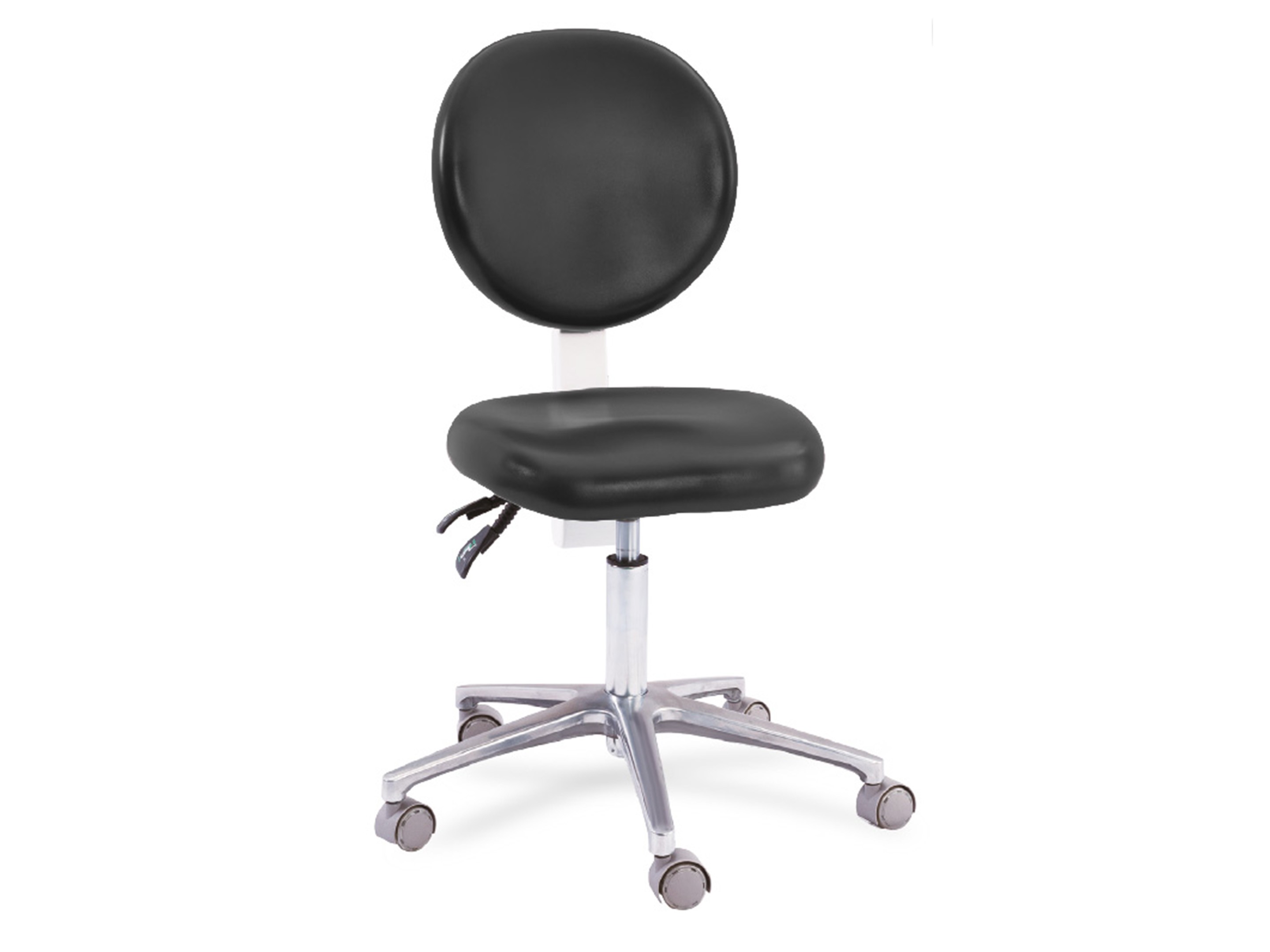 DENTAL STOOL BLACK - TECHNOFLUX V1