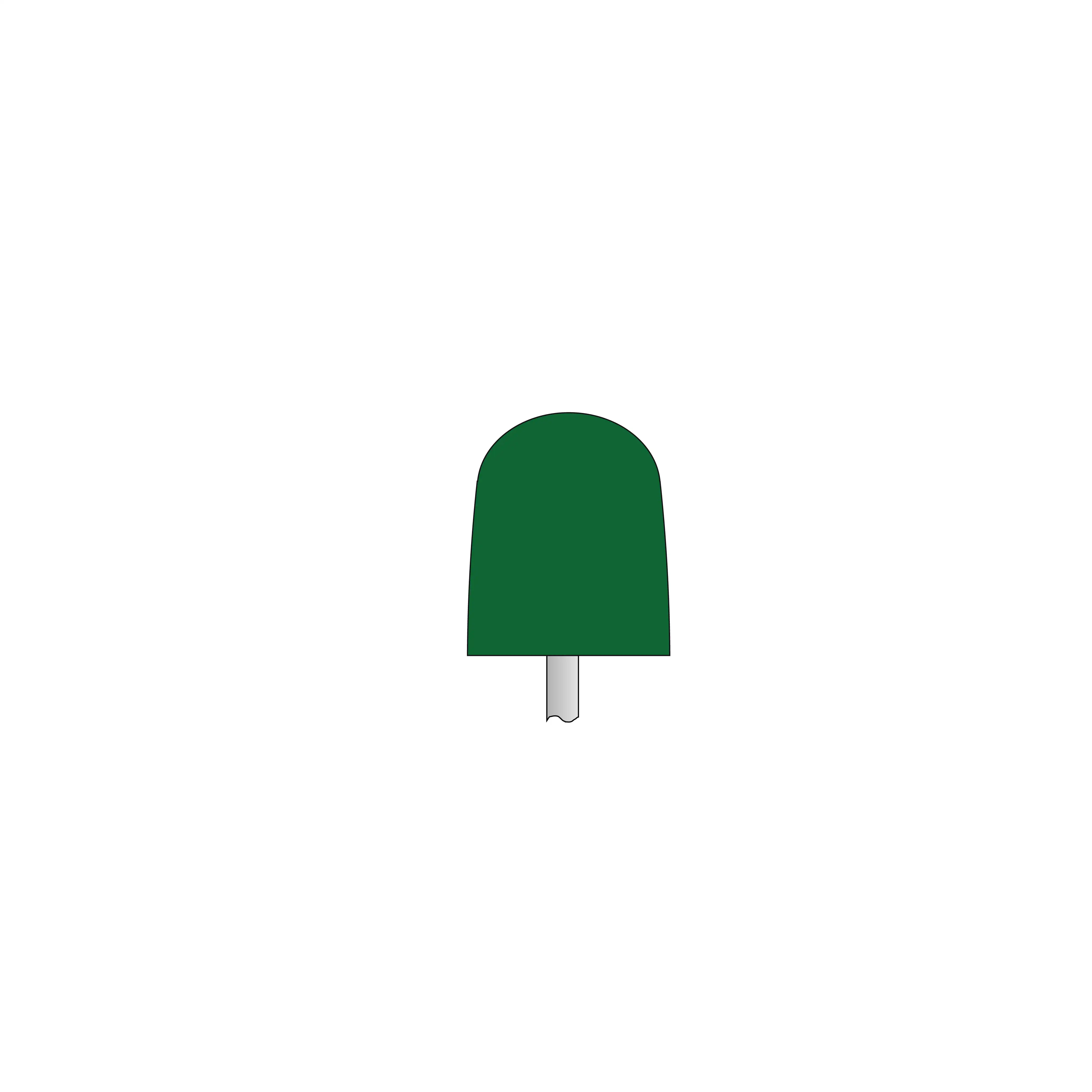 Coarse Green Jumbo Polisher ISO 658.104.292.534.130 Bader