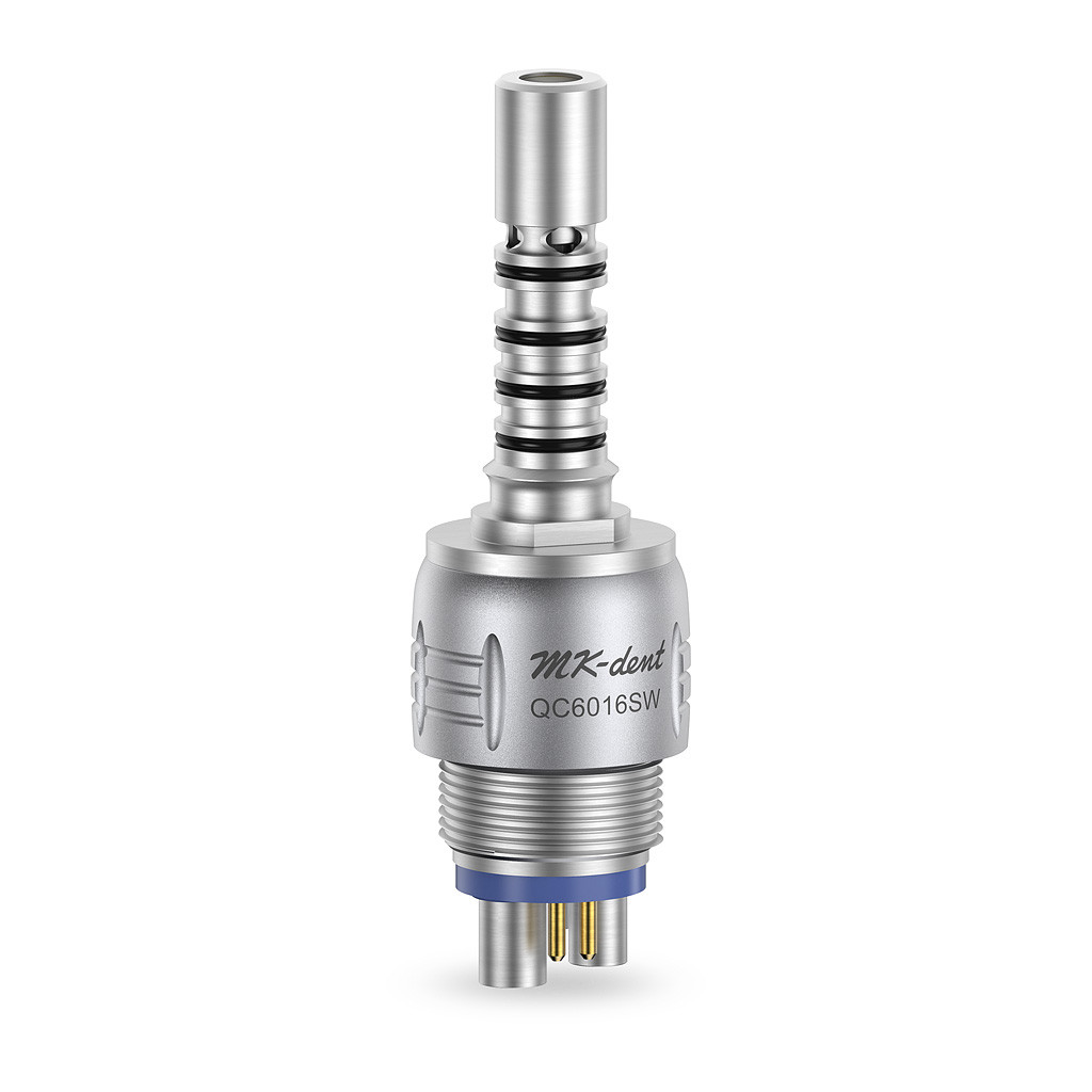 Quick coupling with LED light and spray regulator Sirona Click&Go type